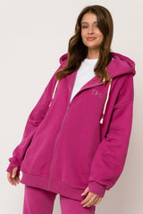 PINK ZIP-UP HOODIE - NIKO